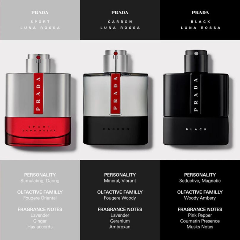 Prada Luna Rossa Carbon, Eau de Toilette, 100ml