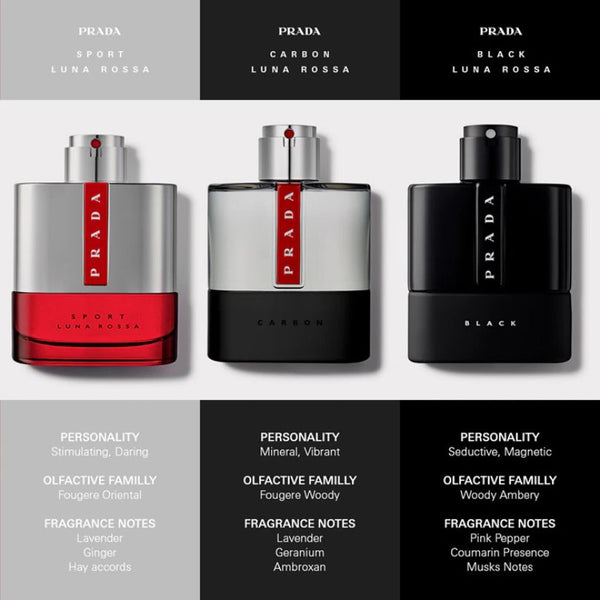 Prada Luna Rossa Carbon, Eau de Toilette, 100ml